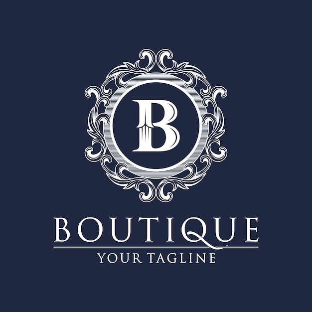 Premium Vector | Luxury boutique logo