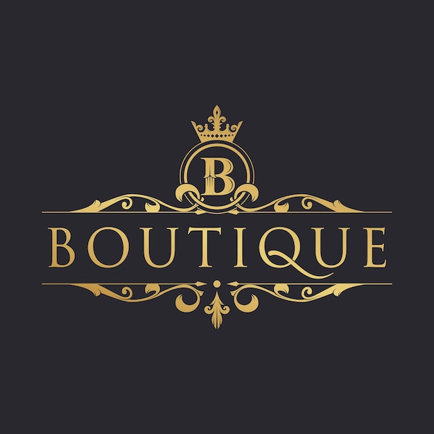 Premium Vector | Luxury boutique logo
