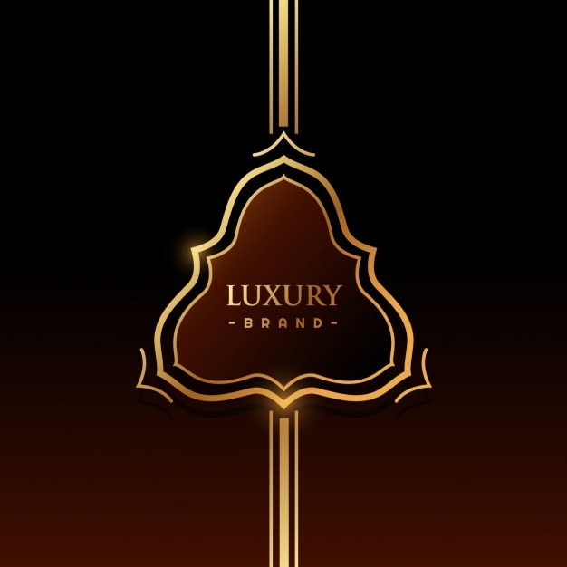 Free Vector | Luxury brand label