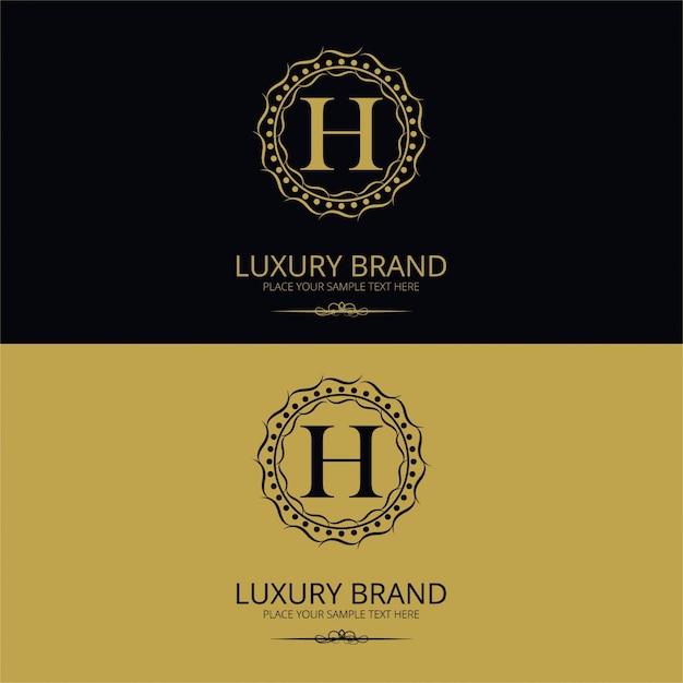 Download Free Luxury Brand Letter H Logo Free Vector Use our free logo maker to create a logo and build your brand. Put your logo on business cards, promotional products, or your website for brand visibility.