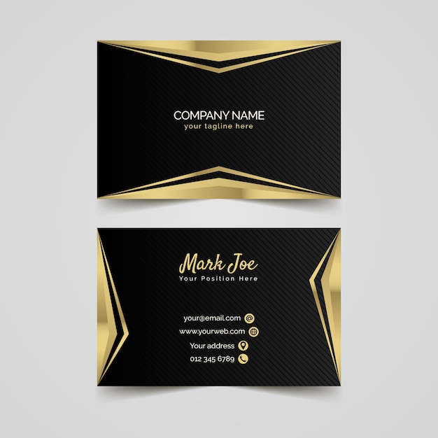 Luxury business card template Vector | Free Download