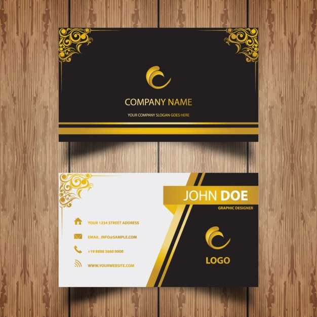 Free Vector  Luxury business card