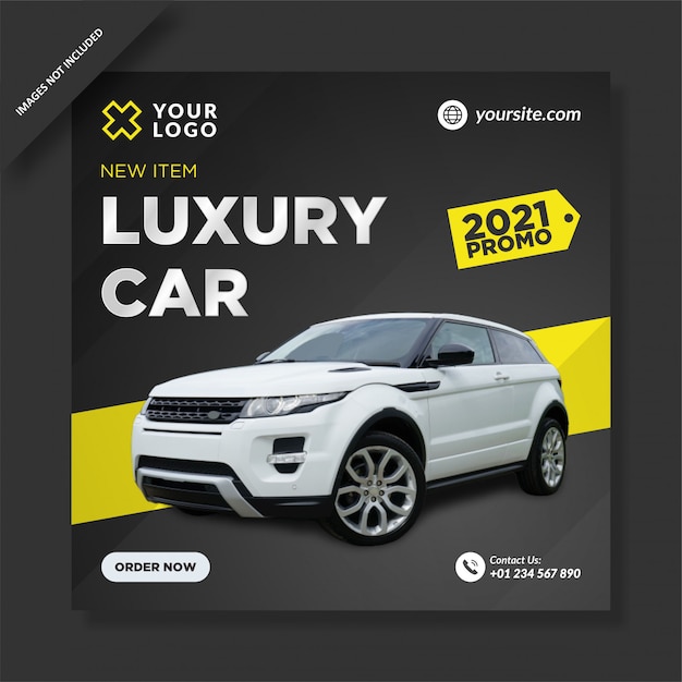 Premium Vector Luxury Car Social Media Post Design