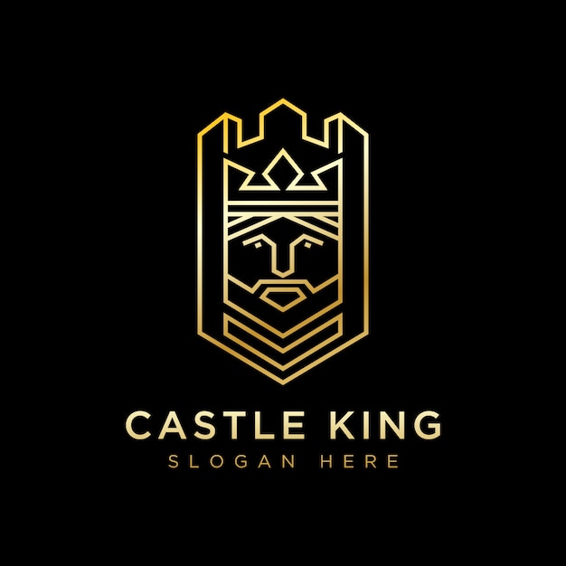 Download Free Luxury Castle King Logo Design Vector Template Geometric King Use our free logo maker to create a logo and build your brand. Put your logo on business cards, promotional products, or your website for brand visibility.