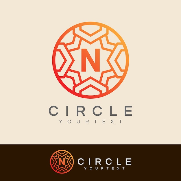 Download Free Luxury Circle Initial Letter N Logo Design Premium Vector Use our free logo maker to create a logo and build your brand. Put your logo on business cards, promotional products, or your website for brand visibility.