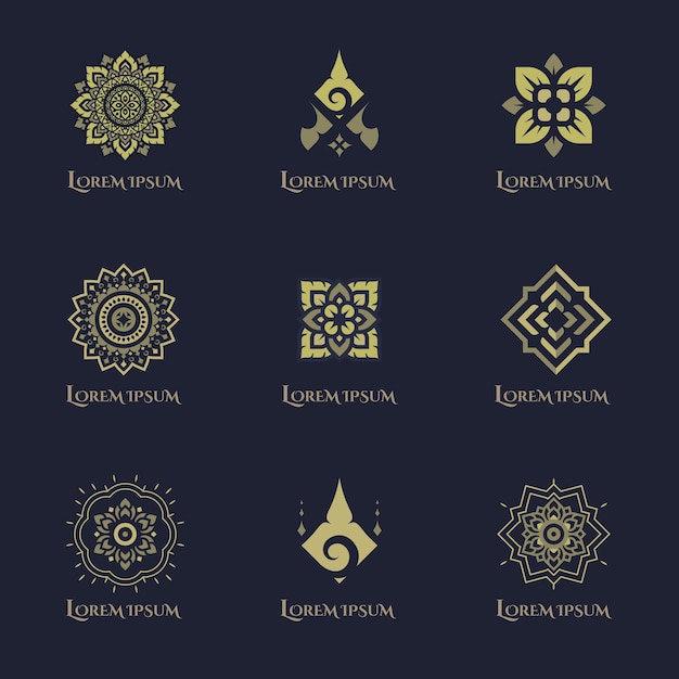 Premium Vector | Luxury concept logo design.