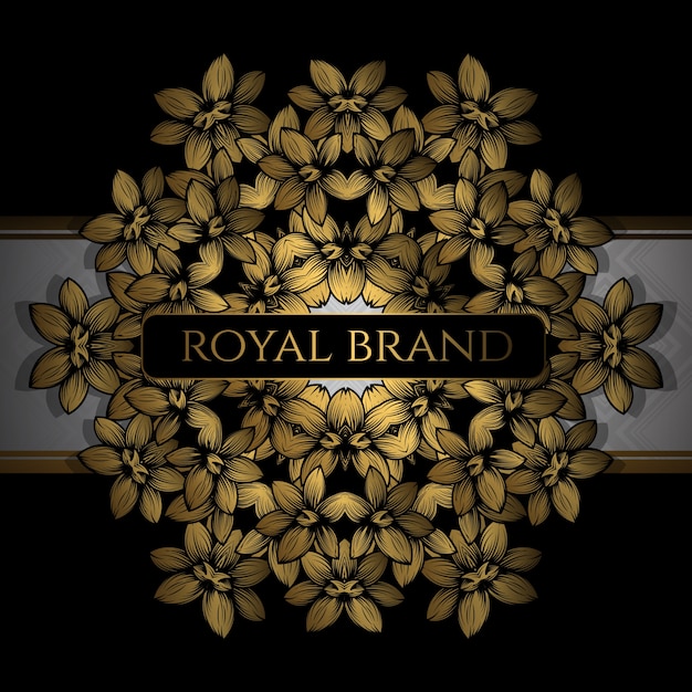 Luxury design with gold color Vector | Premium Download