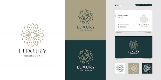 Download Free Luxury Floral Logo And Business Card Design Beauty Fashion Use our free logo maker to create a logo and build your brand. Put your logo on business cards, promotional products, or your website for brand visibility.