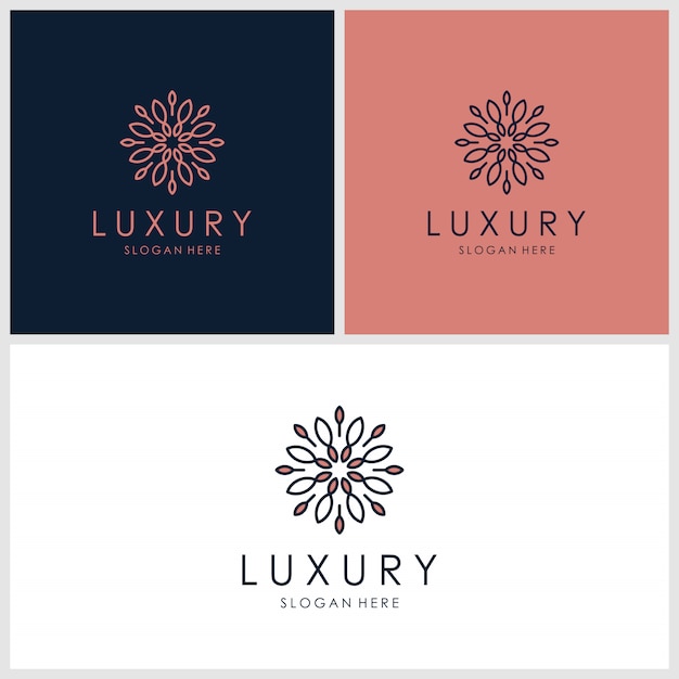 Download Free Luxury Floral Logo Design Beauty Fashion Salon Premium Use our free logo maker to create a logo and build your brand. Put your logo on business cards, promotional products, or your website for brand visibility.