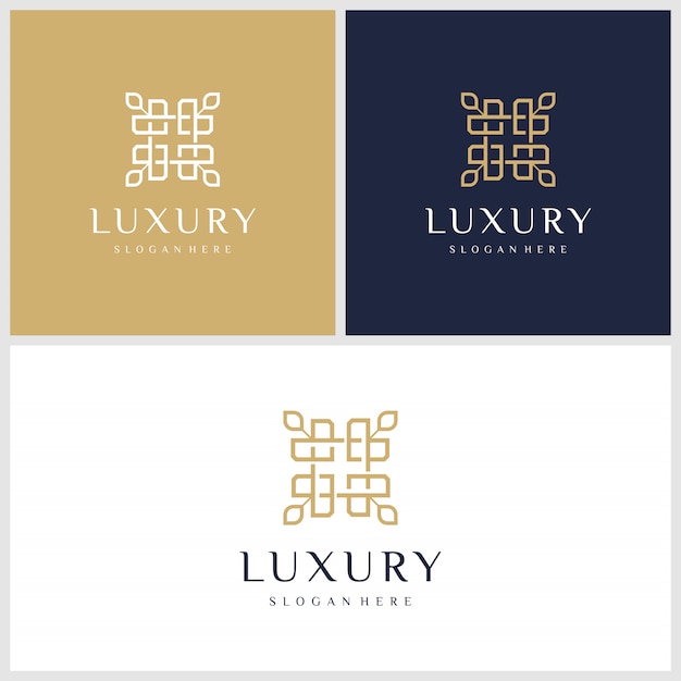 Download Free Luxury Floral Logo Design Beauty Fashion Salon Premium Use our free logo maker to create a logo and build your brand. Put your logo on business cards, promotional products, or your website for brand visibility.