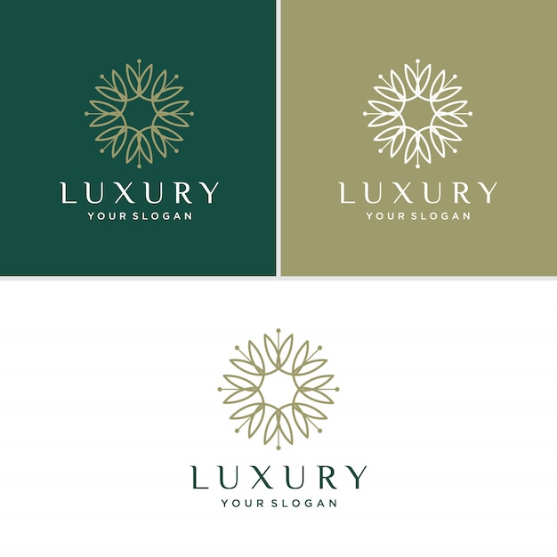 Download Free Luxury Floral Logo Design Beauty Fashion Salon Premium Vector Use our free logo maker to create a logo and build your brand. Put your logo on business cards, promotional products, or your website for brand visibility.