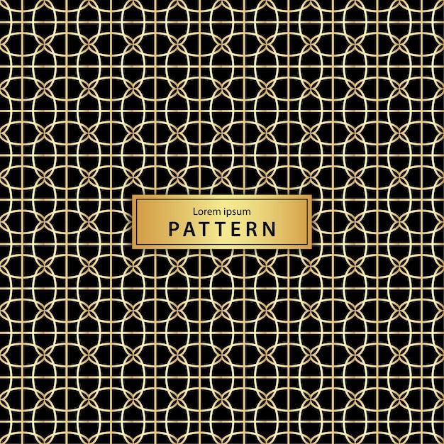 Premium Vector | Luxury geometric pattern
