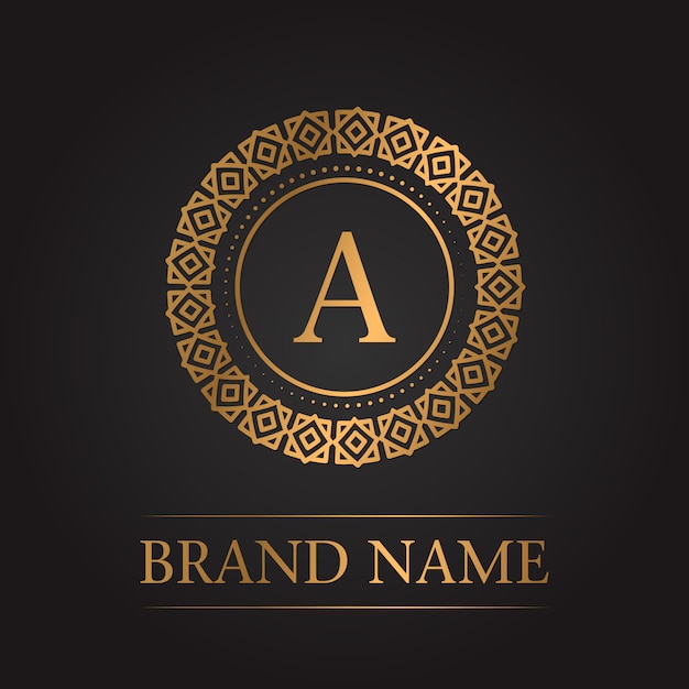 Download Free Free Vector Luxury Gold Template Monogram Use our free logo maker to create a logo and build your brand. Put your logo on business cards, promotional products, or your website for brand visibility.