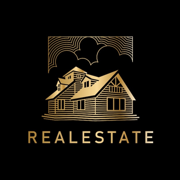 Luxury Golden Real Estate Logo Vector Premium Download 2189