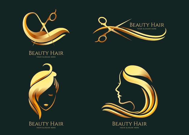 Hair Extensions Logo Hair Logo Design Hair Collection Logo