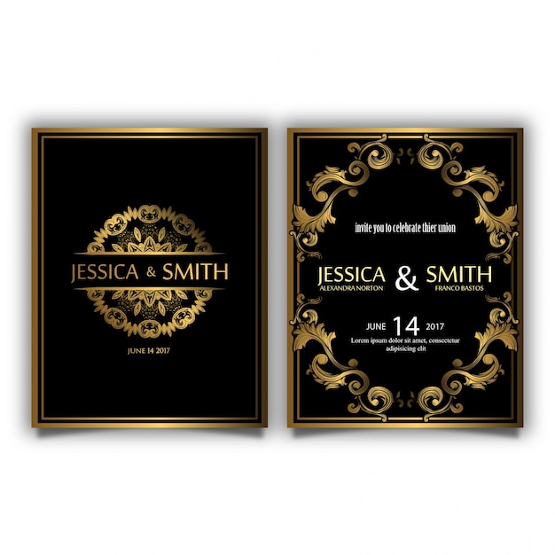 Download Premium Vector | Luxury invitation