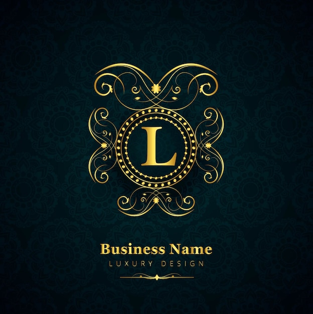 Free Vector Luxury Letter L Logo