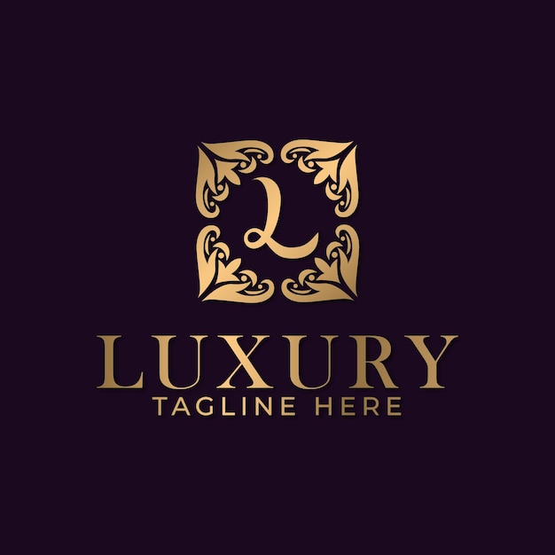 Download Premium Vector | Luxury letter l with mandala and golden ...