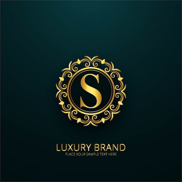 Free Vector Luxury Letter S Logo