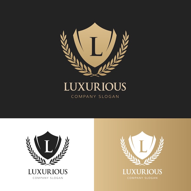 Free Vector | Luxury logo collection