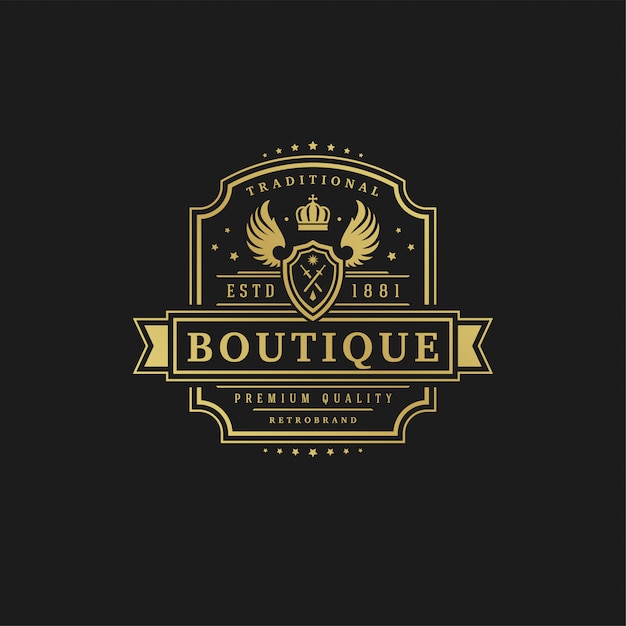 Download Free Luxury Logo Design Template Vector Illustration Victorian Use our free logo maker to create a logo and build your brand. Put your logo on business cards, promotional products, or your website for brand visibility.