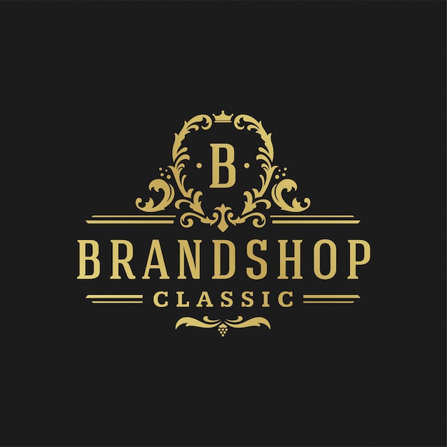 Download Free Luxury Logo Design Template Victorian Royal Ornament Shapes For Use our free logo maker to create a logo and build your brand. Put your logo on business cards, promotional products, or your website for brand visibility.