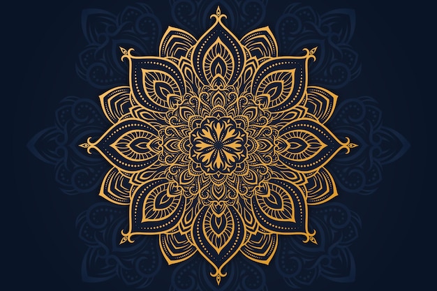 Download Premium Vector | Luxury mandala background