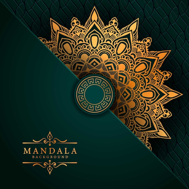 Luxury mandala decorative ethnic element background Premium Vector