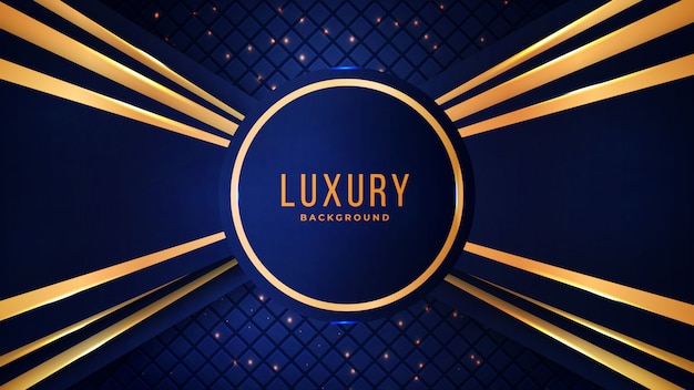 Luxury modern abstract background with combination glowing dots Premium Vector