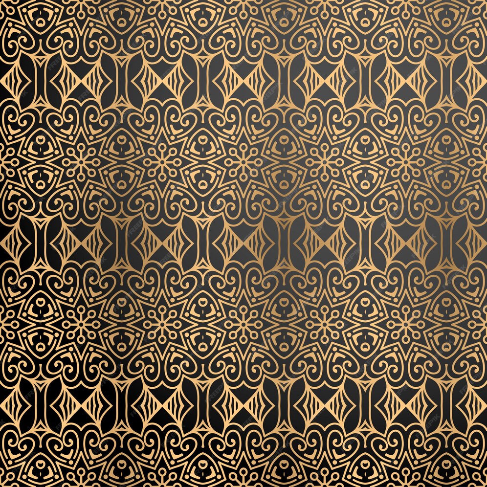 Free Vector | Luxury ornamental background in gold color