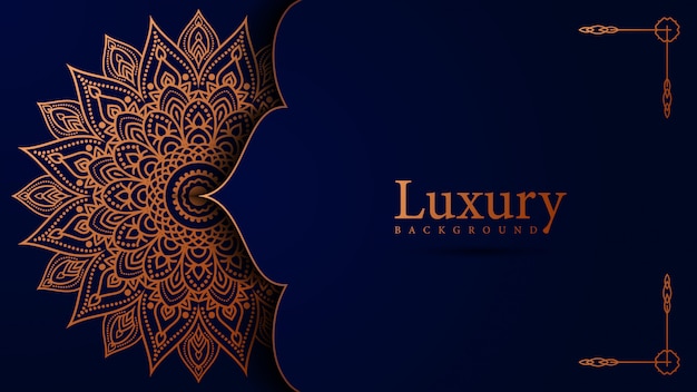 Download Free Luxury Ornamental Background Mandala Design In Gold Color Vector Use our free logo maker to create a logo and build your brand. Put your logo on business cards, promotional products, or your website for brand visibility.