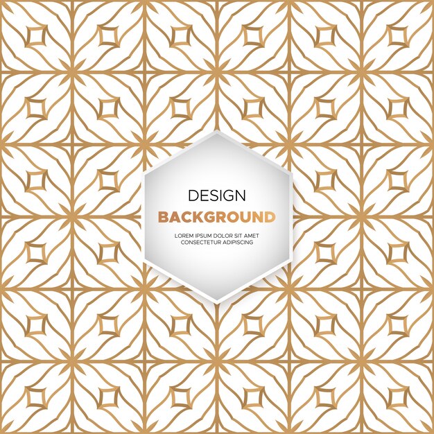 Luxury ornamental mandala design background in gold color vector Free Vector