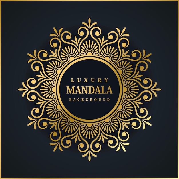 Premium Vector | Luxury ornamental mandala effect design background in ...