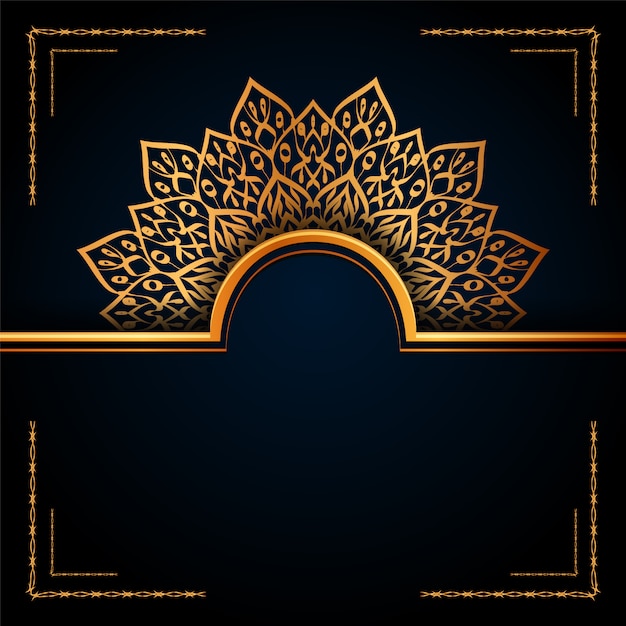 Premium Vector | Luxury ornamental mandala islamic background with ...