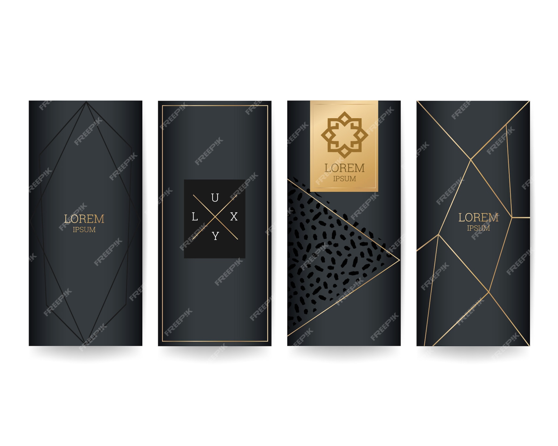 Premium Vector | Luxury packaging design cover