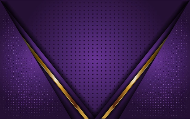 Premium Vector | Luxury purple background with line gold