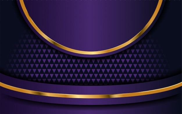 Premium Vector | Luxury purple background with overlap layer