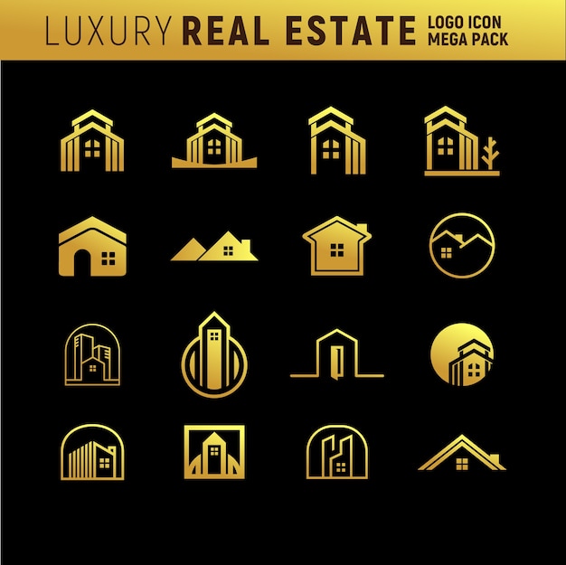 Download Free Luxury Real Estate Logo Mega Pack Premium Vector Use our free logo maker to create a logo and build your brand. Put your logo on business cards, promotional products, or your website for brand visibility.