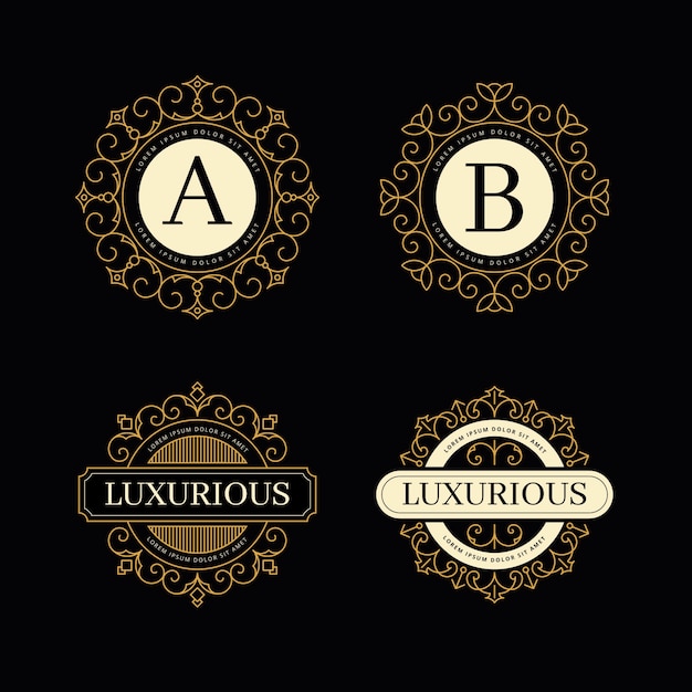 Download Free Luxury Retro Logo Template Pack Free Vector Use our free logo maker to create a logo and build your brand. Put your logo on business cards, promotional products, or your website for brand visibility.