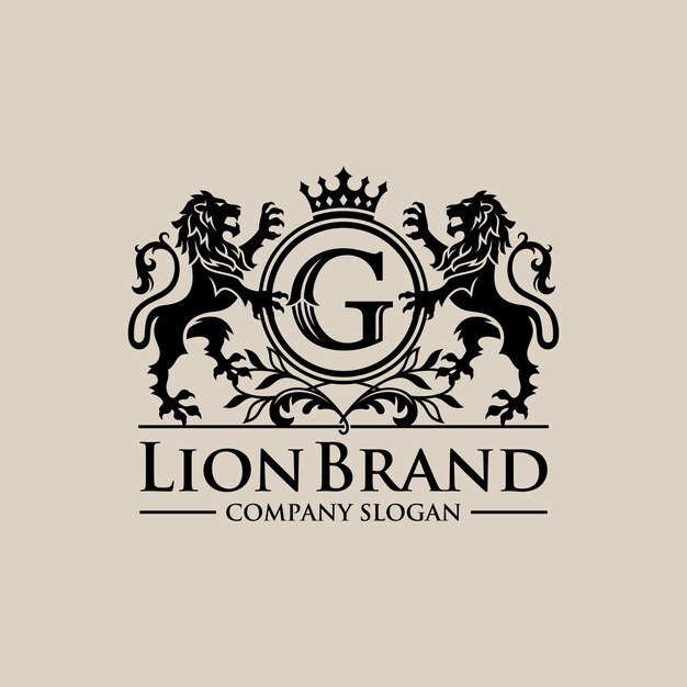 Download Free Luxury Royal Lion King Logo Design Inspiration Premium Vector Use our free logo maker to create a logo and build your brand. Put your logo on business cards, promotional products, or your website for brand visibility.