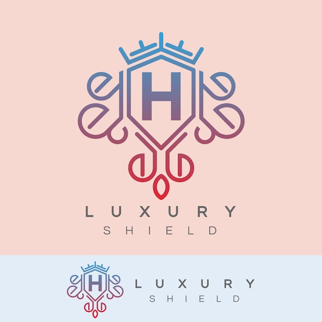Download Free Luxury Shield Initial Letter H Logo Design Premium Vector Use our free logo maker to create a logo and build your brand. Put your logo on business cards, promotional products, or your website for brand visibility.