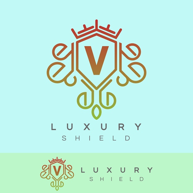 Download Free Luxury Shield Initial Letter V Logo Design Premium Vector Use our free logo maker to create a logo and build your brand. Put your logo on business cards, promotional products, or your website for brand visibility.