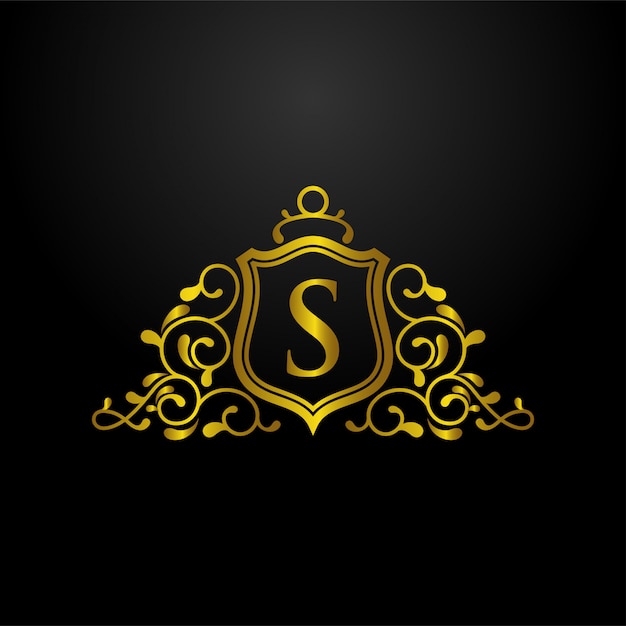 Premium Vector | Luxury shield logo