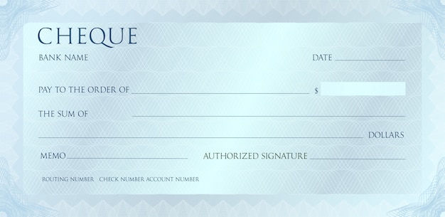 Premium Vector | Luxury silvet cheque template with vintage guilloche ...