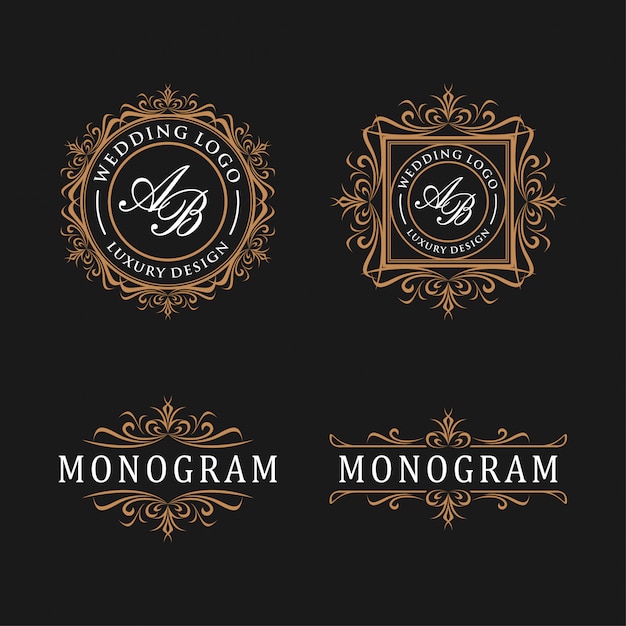 Luxury template logo design Vector | Premium Download