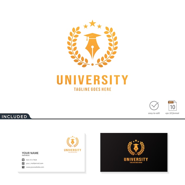 Download Free Luxury University Logo Design Premium Vector Use our free logo maker to create a logo and build your brand. Put your logo on business cards, promotional products, or your website for brand visibility.