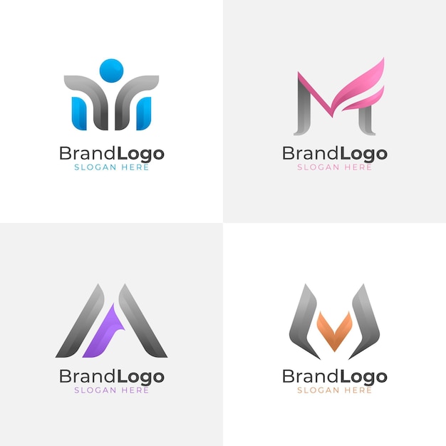 Download Free M Logo Collection Free Vector Use our free logo maker to create a logo and build your brand. Put your logo on business cards, promotional products, or your website for brand visibility.