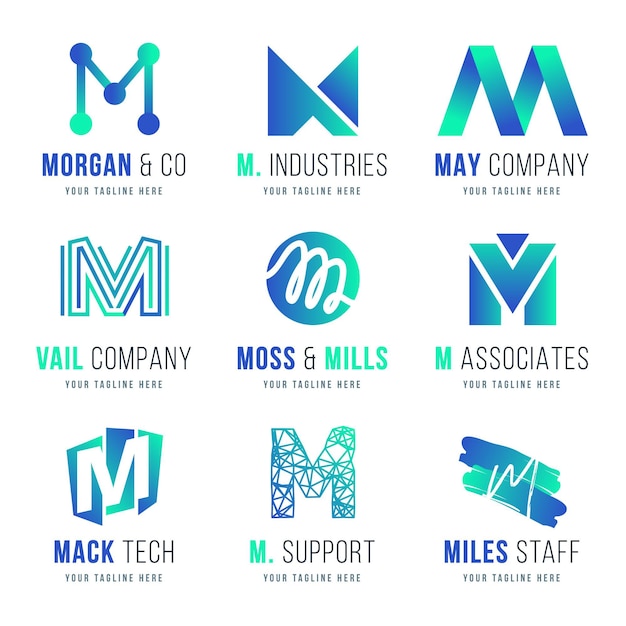 Premium Vector M Logo Collection There are more than 300000 vector logos. https www freepik com profile preagreement getstarted 9936251