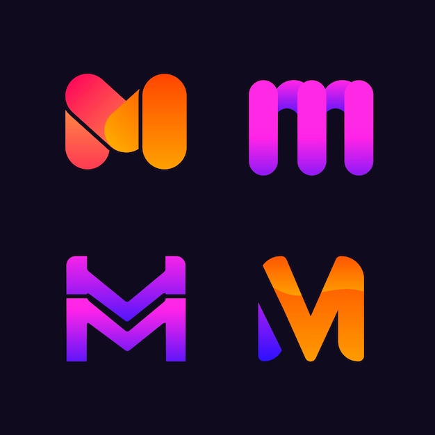 Premium Vector M Logo Design Collection