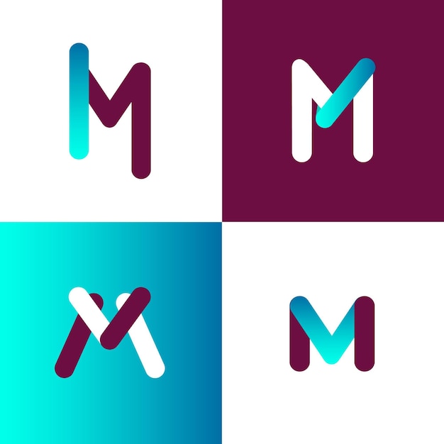 Download Free M Logo Template Collection Free Vector Use our free logo maker to create a logo and build your brand. Put your logo on business cards, promotional products, or your website for brand visibility.